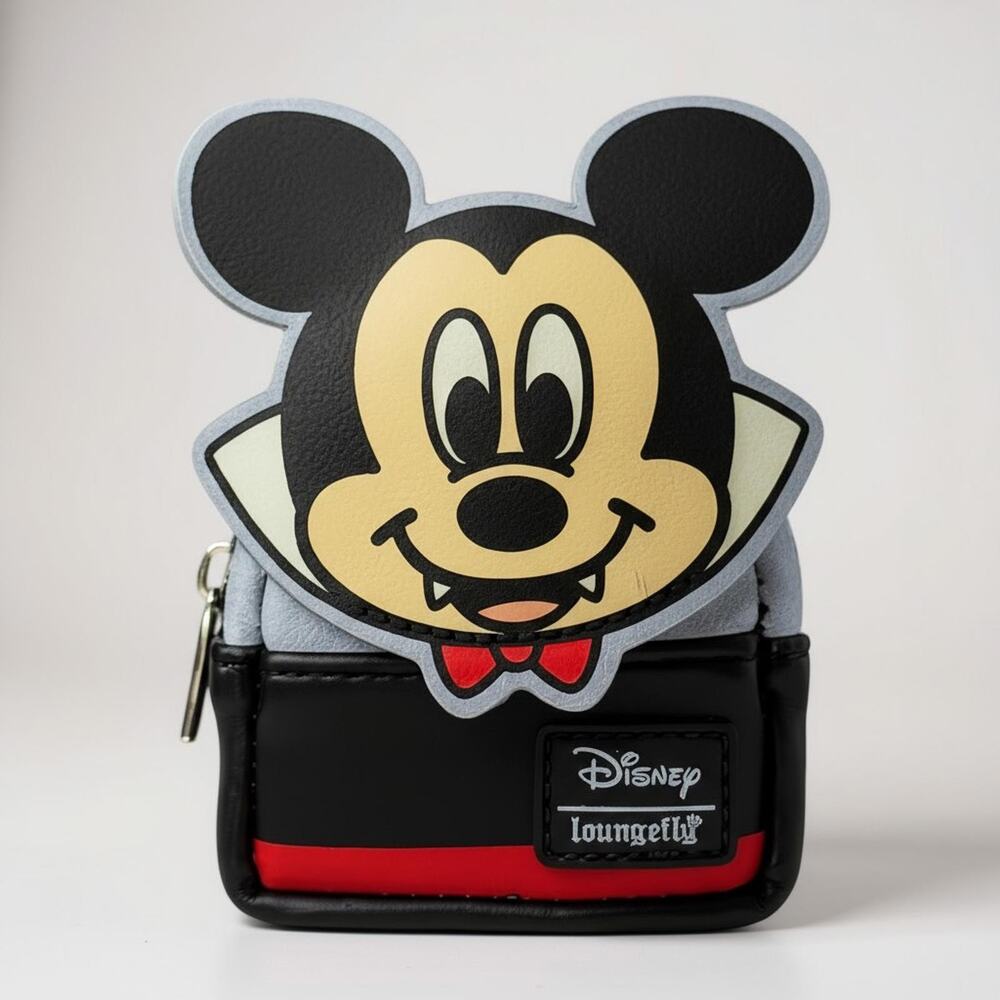 Loungefly Disney Mickey Vampire Halloween Bag Charm NWT